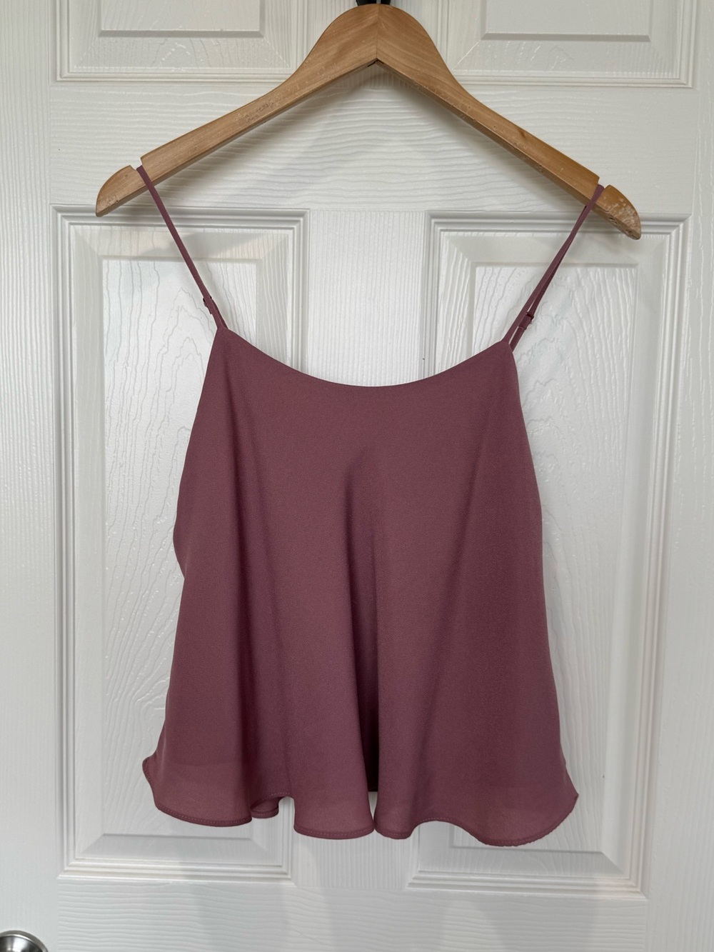 NWT Dusty Pink Spaghetti Strap Flowy Tank Top Size Medium